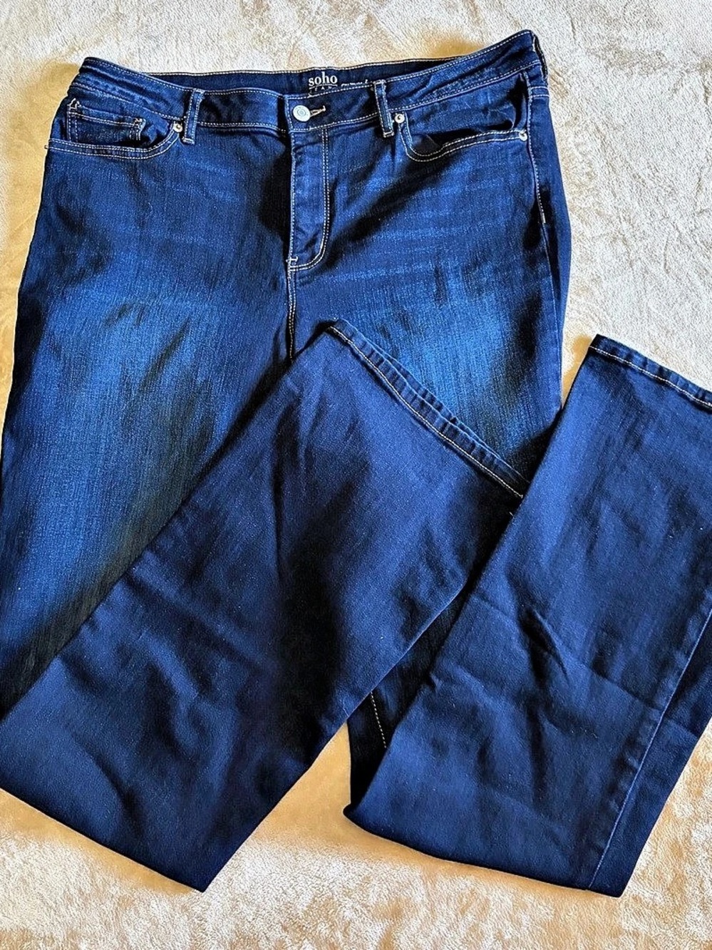 Soho Jeans Curry Bootcut Jeans in Blue Size 7/8 Like New